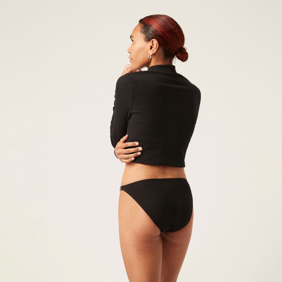 Menstruační a inkontinenční rozepínací kalhotky Modibodi Luxe Clasp Bikini (MODI4089)