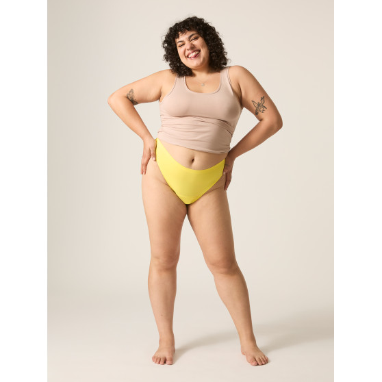 Menstruační kalhotky Modibodi Seamfree Hi-Leg Cheeky Moderate-Heavy Summer Sun Yellow (MODI4079SSY)