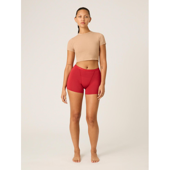 Menstruační kalhotky Modibodi Classic Boyshort Heavy-Overnight Rouge Red (MODI3993RR)