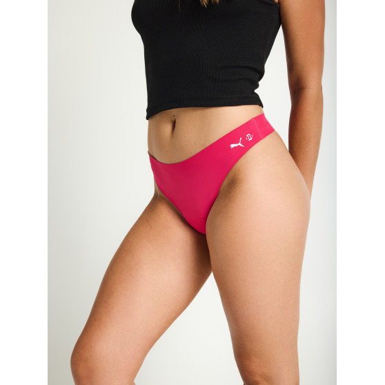 Menstruační kalhotky PUMA & Modibodi Seamfree Active Thong Light-Moderate Garnet Rose Pink (MODI4074GRP)