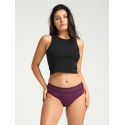 Menstruační kalhotky Modibodi Sensual Hi-Waist Bikini Moderate-Heavy  Raisin Purple (MODI4038RP)