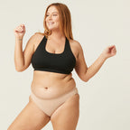 Menstruační kalhotky Modibodi Seamfree Bikini Moderate-Heavy Cashew - VYBALENÉ (MODI4065CVYB)