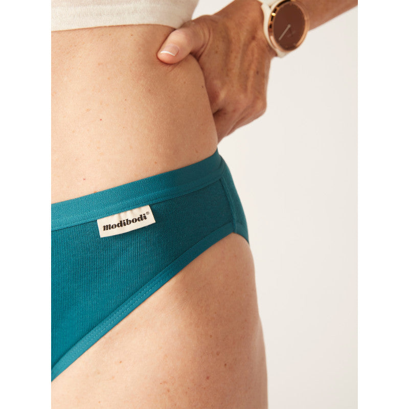 Menstruační kalhotky Modibodi Biodegradable Bikini Ocean Moderate-Heavy (MODI3930O)