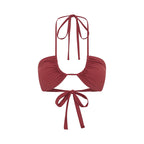 Modibodi High Hi-Leg Cheeky Sahara Red komplet - VYBALENÉ