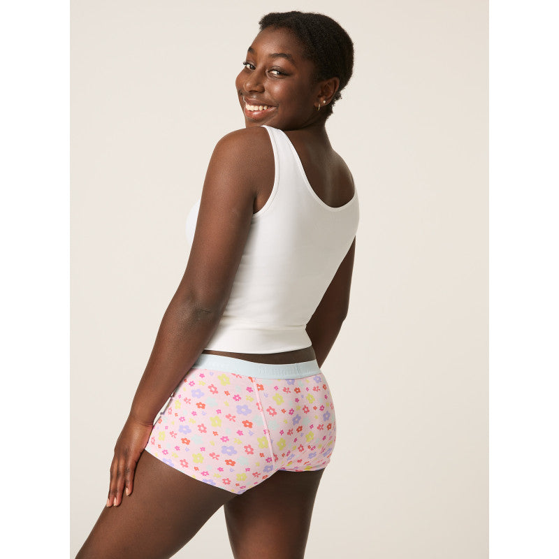 Menstruační kalhotky Modibodi Teen Hipster Boyshort Moderate-Heavy Orchid Pink (MODI4101OP)