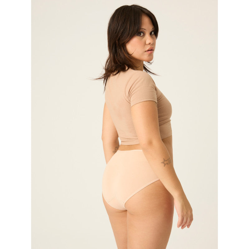 Menstruační kalhotky Modibodi Sensual Bikini Light-Moderate Beige - VYBALENÉ (MODI4050BVYB)
