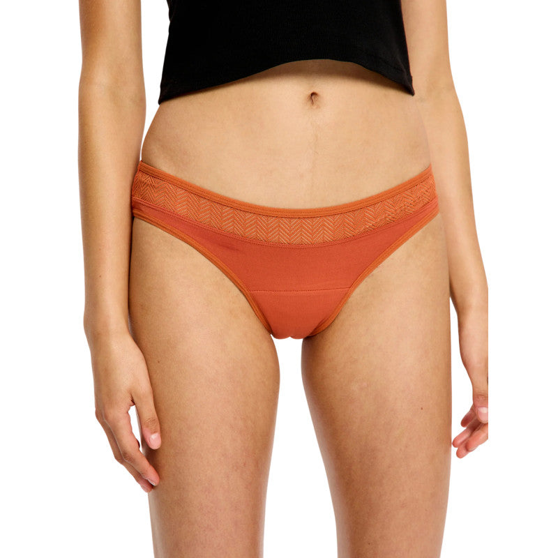 Menstruační kalhotky Modibodi Sensual Bikini Light Burnt Brick (MKMSBLBB)