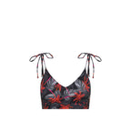 Menstruační plavky Modibodi Teen High Jungle Palm Black komplet (MODI4376JPB)