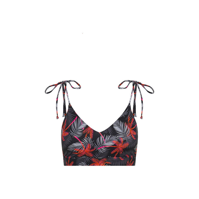 Menstruační plavky Modibodi Teen High Jungle Palm Black komplet (MODI4376JPB)