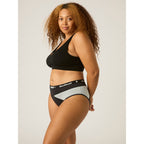 Menstruační kalhotky PUMA & Modibodi Active Brief Light-Moderate Platinum Grey (MODI4092PG)