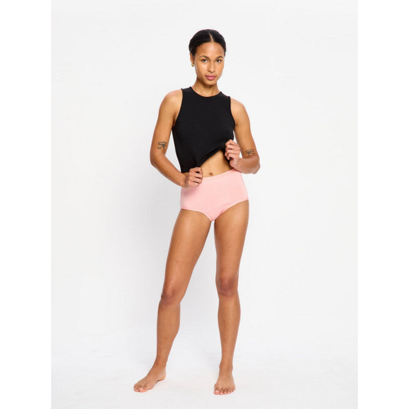 Menstruační kalhotky Modibodi Classic Full Brief Super-Overnight Prickly Pink (MKMCFBSOPP)