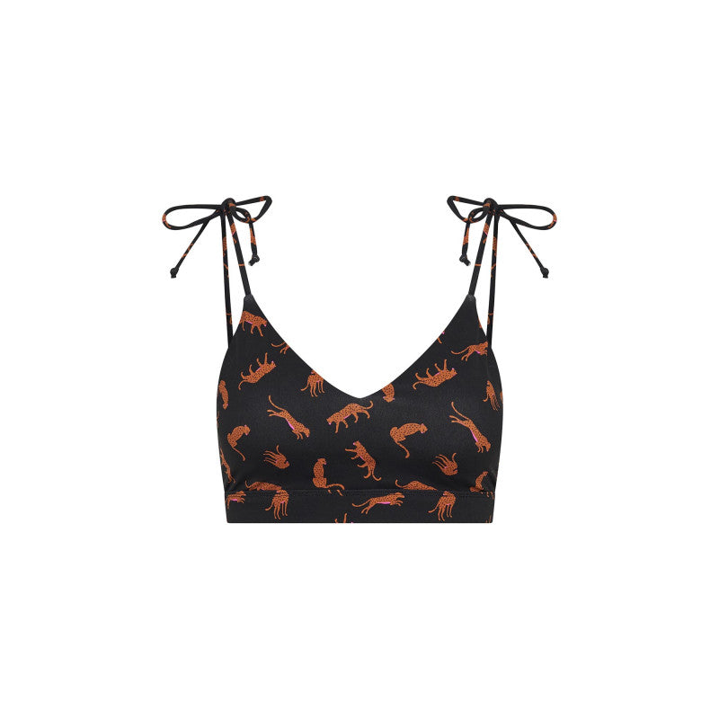 Menstruační plavky Modibodi Teen High Cheetah Chase Black komplet (MODI4376CCB)