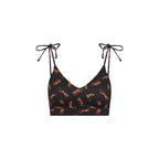 Menstruační plavky Modibodi Teen High Cheetah Chase Black komplet (MODI4376CCB)
