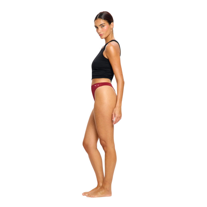 Menstruační kalhotky PUMA & Modibodi Seamfree Active Thong Light-Moderate Mist Pink (MODI4074MP)