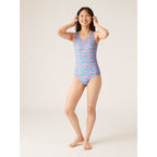 Menstruační plavky Modibodi Teen One Piece Mauritius Pink (MODI4345MP)