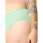 Menstruační kalhotky Modibodi Basic Mid-Rise Brief Moderate-Heavy Sea Spray - VYBALENÉ (MODI4110SSVYB)