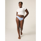 Menstruační kalhotky Modibodi Teen Hipster Bikini Moderate-Heavy Mist Blue (MODI4100MB)