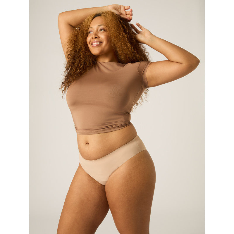 Menstruační kalhotky Modibodi Seamfree Bikini Moderate-Heavy Cashew - VYBALENÉ (MODI4065CVYB)