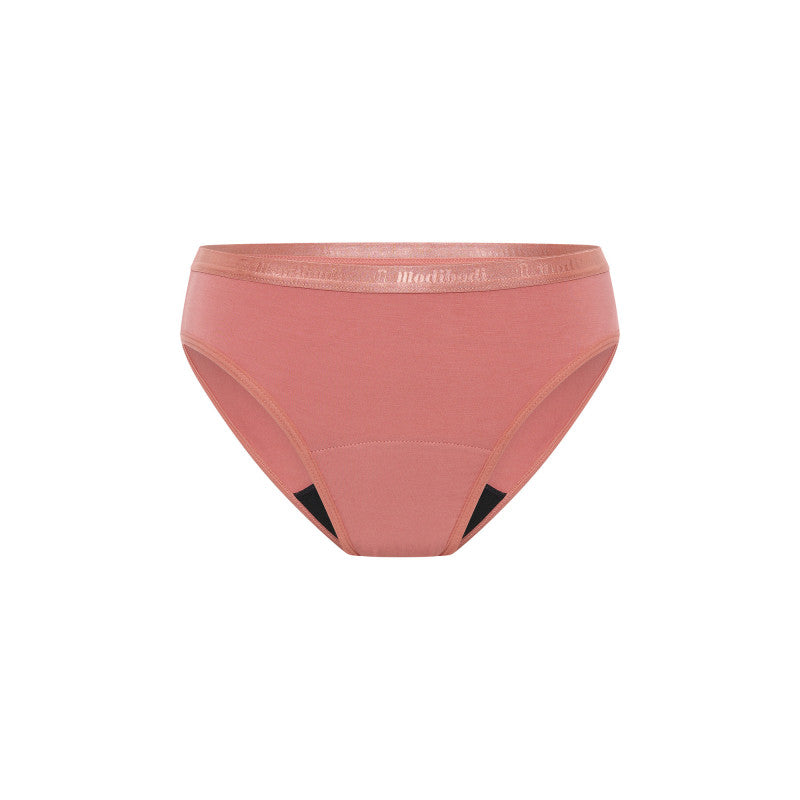 Menstruační kalhotky Modibodi Classic Bikini Moderate-Heavy Art Deco Pink (MODI4008ADP)