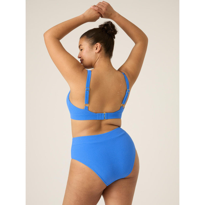 Menstruační plavky Modibodi Hi-Waist Cheeky Brief Ultramarine Blue komplet (MODI4332)