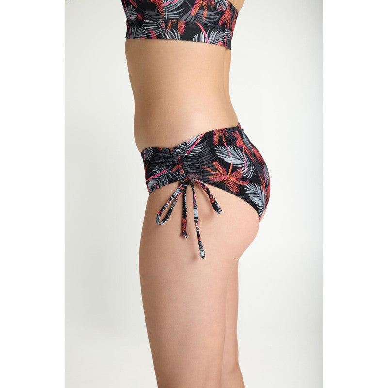 Teen High Bikini Jungle Palm Black spodní díl - VYBALENÉ