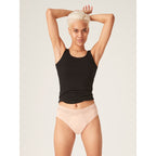 Menstruační kalhotky Modibodi Sensual Hi-Waist Bikini Maxi Beige (MODI4042B)