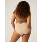 Menstruační kalhotky Modibodi Seamfree Full Brief Moderate-Heavy Cashew - VYBALENÉ (MODI4063VYB)