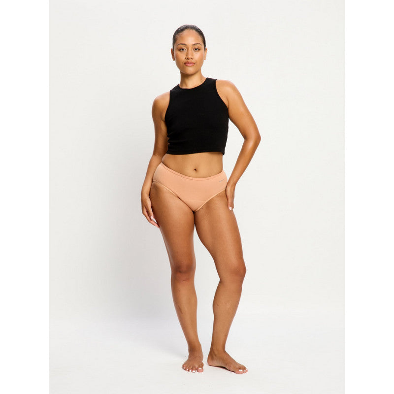 Menstruační kalhotky Modibodi Basic Mid-Rise Brief Moderate Italian Clay (MKMBMRBMIC)