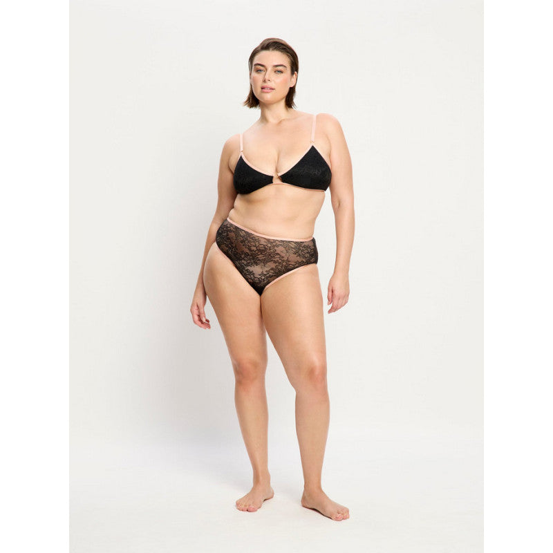 Menstruační kalhotky Modibodi Bliss Hi Waist Brief Moderate Jet Black (MKMBHWBMJB)