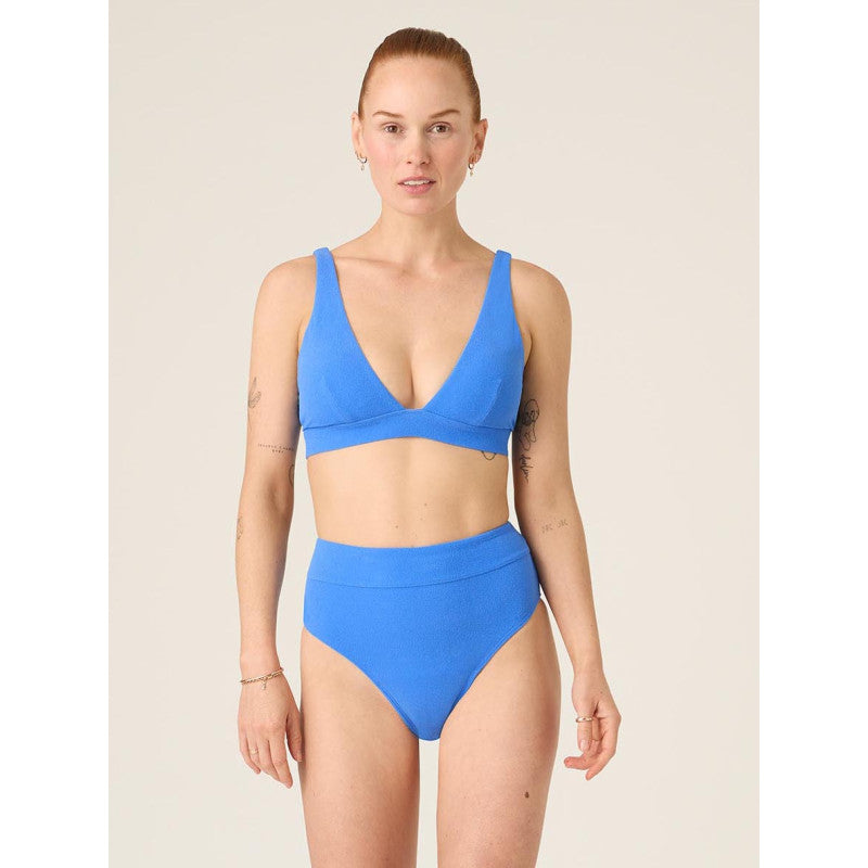 Menstruační plavky Modibodi Hi-Waist Cheeky Brief Ultramarine Blue komplet (MODI4332)