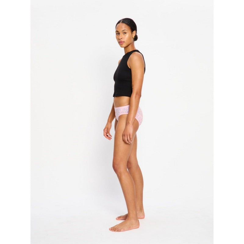 Menstruační kalhotky Modibodi Classic Bikini Light-Moderate Flore Pink (MKMCBLMFP)