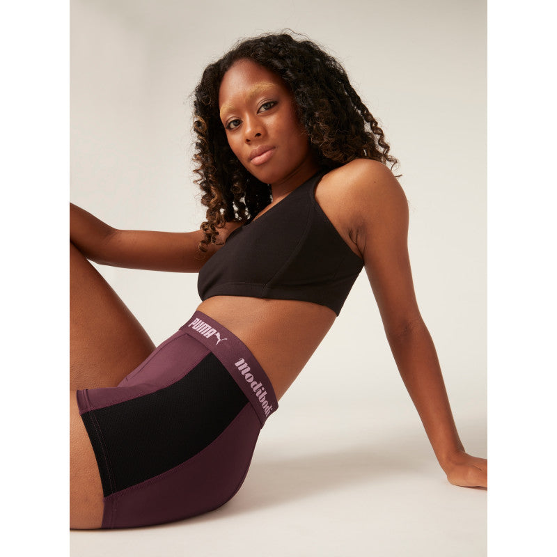 Menstruační kalhotky PUMA & Modibodi Active Boyshort Moderate-Heavy Grape - VYBALENÉ (MODI4097GVYB)