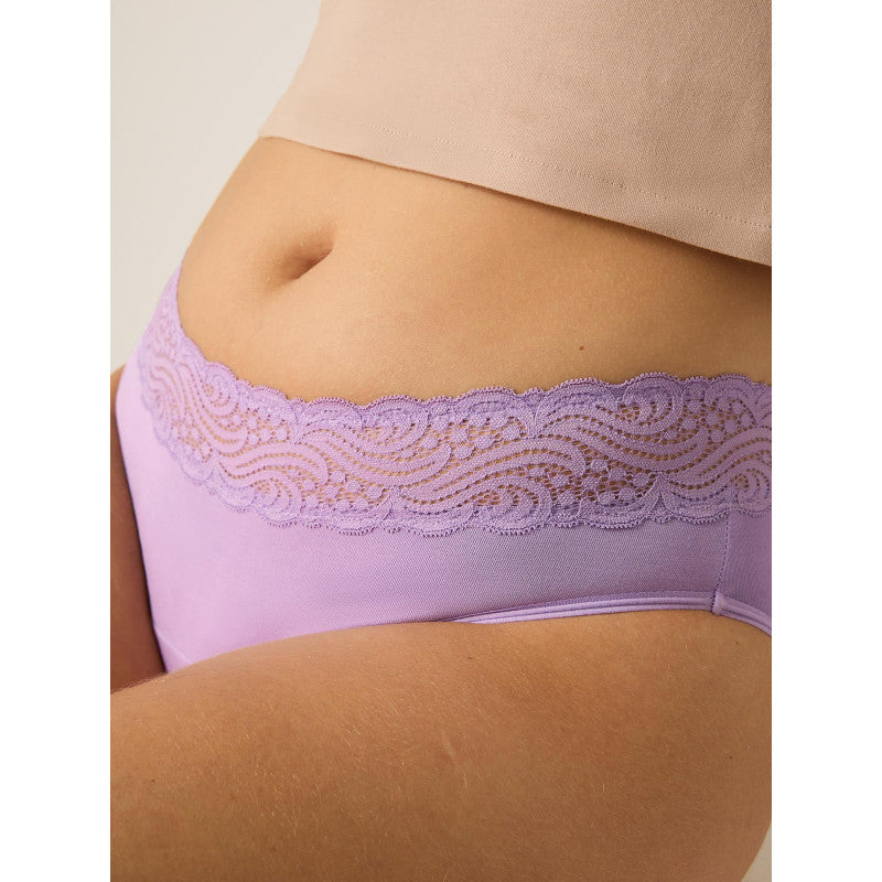 Menstruační kalhotky Modibodi Sensual Hi-Waist Bikini Moderate-Heavy Lavender (MODI4038L)