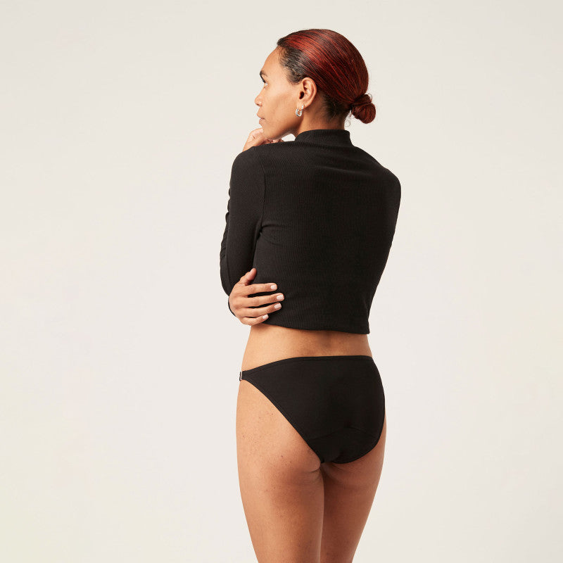 Menstruační rozepínací kalhotky Modibodi Luxe Clasp Bikini (MODI4089)