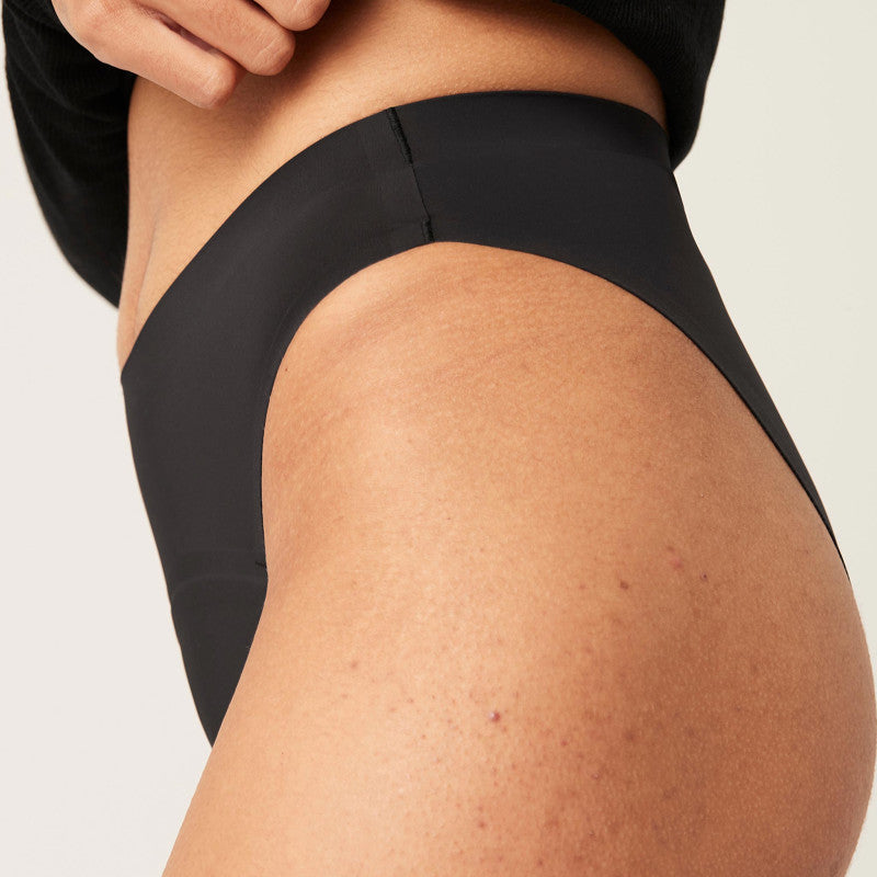 Menstruační kalhotky Modibodi Seamfree Hi-Leg Cheeky Moderate-Heavy - VYBALENÉ (MODI4079VYB)