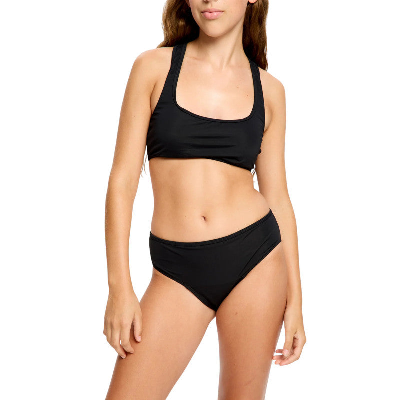 Menstruační plavky Modibodi Teen Bikini Brief High černé spodní díl (SWSBBIHIBLAT)
