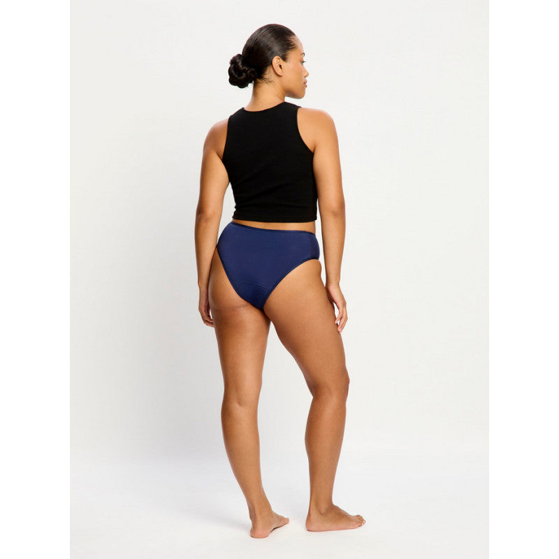 Menstruační kalhotky Modibodi Allure Hi Waist Brief moderate Night sky Blue (MKMAHWBMMNSB)