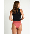 Menstruační kalhotky Modibodi Sensual French Hi-Waist Moderate-Heavy Rosewood Pink - VYBALENÉ (MODI4043RPVYB)
