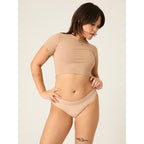 Menstruační kalhotky Modibodi Sensual Bikini Light-Moderate Beige - VYBALENÉ (MODI4050BVYB)