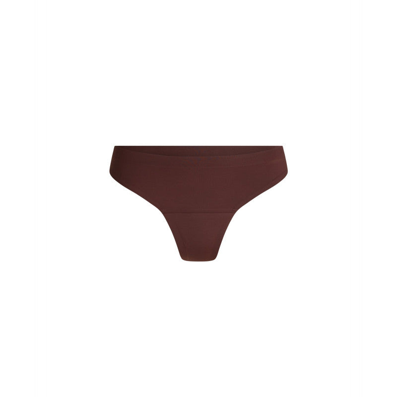 Menstruační tanga Modibodi Modicomfort Seamless Hi Waist Thong Light Teale Blue (MTMMSHWTLTB)