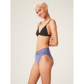 Menstruační kalhotky Modibodi Sensual Hi-Waist Bikini Maxi Storm Blue (MODI4042SB)