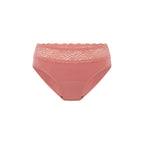 Menstruační kalhotky Modibodi Sensual Hi-Waist Bikini Light-Moderate Art Deco Pink (MODI4035ADP)