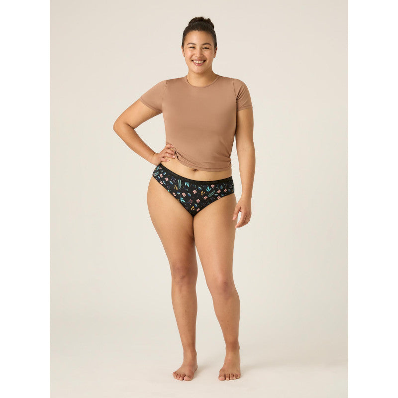 Menstruační kalhotky Modibodi Classic Bikini Moderate-Heavy Midnight Garden (MODI4008MG)
