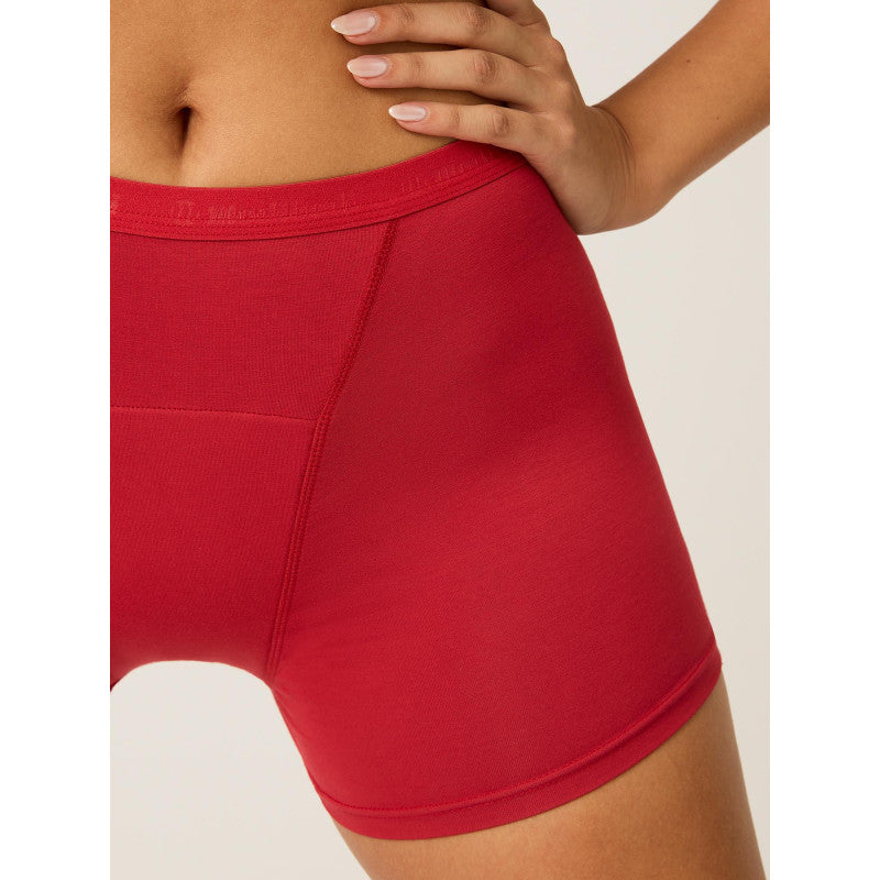 Classic Boyshort Heavy-Overnight Rouge Red - VYBALENÉ