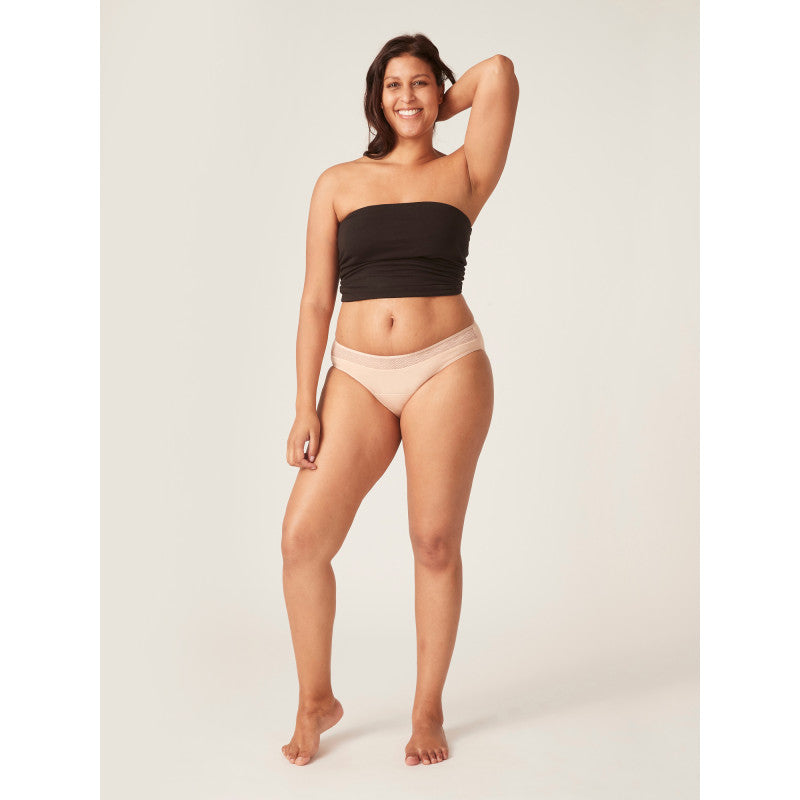 Menstruační kalhotky Modibodi Sensual Bikini Light-Moderate Beige - VYBALENÉ (MODI4050BVYB)