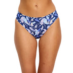 Menstruační kalhotky Modibodi Seamfree Bikini Moderate-Heavy Midnight Blue Floral (MODI4065MBF)