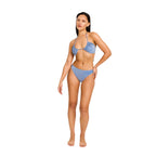 Menstruační plavky Modibodi Shimmer Hi-Leg Cheeky Mineral Blue spodní díl (MPMSHLCMBSD)