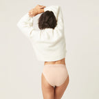 Menstruační kalhotky Modibodi Sensual Hi-Waist Bikini Light-Moderate Beige - VYBALENÉ (MODI4035BVYB)