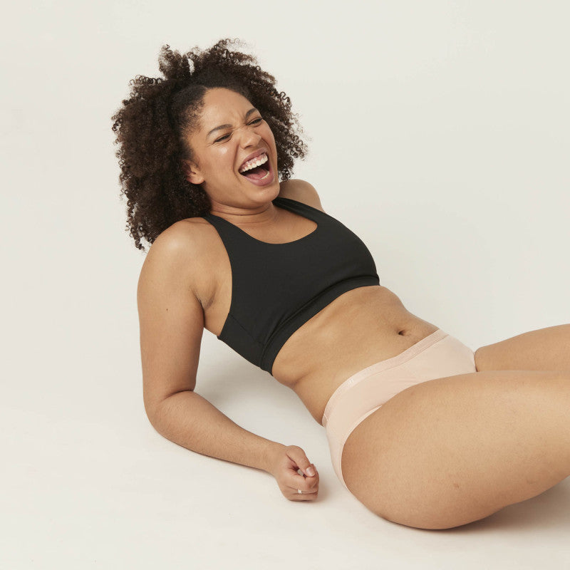 Menstruační kalhotky Modibodi Classic Bikini Maxi Beige (MODI4012B)