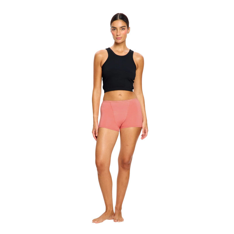 Menstruační kalhotky Modibodi Classic Boyshort Super Burnt Brick (MKMCBSBB)